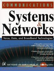 Cover of: Communications systems and networks