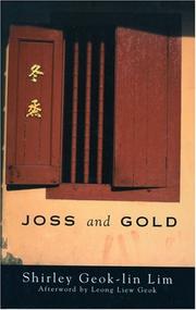 Cover of: Joss and gold