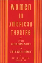 Cover of: Women In American Theatre by 