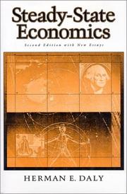 Cover of: Steady-state economics