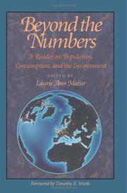 Cover of: Beyond the numbers by edited by Laurie Ann Mazur ; foreword by Timothy E. Wirth.