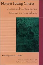 Cover of: Nature's Fading Chorus: Classic And Contemporary Writings On Amphibians