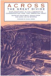 Cover of: Across the Great Divide |