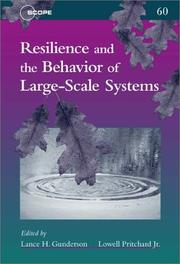 Resilience and the behavior of large-scale systems