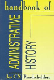 Handbook of administrative history