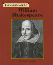 Cover of: The Importance Of Series - William Shakespeare by Thomas Thrasher