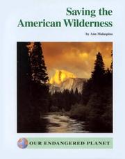 Cover of: Saving the American wilderness