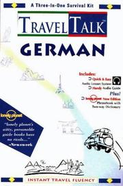 Cover of: German:TravelTalk