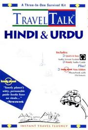Cover of: Hindi/Urdu:TravelTalk by Richard Delacy