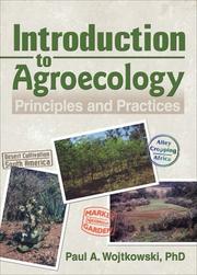 Cover of: Introduction to agroecology: principles and practices