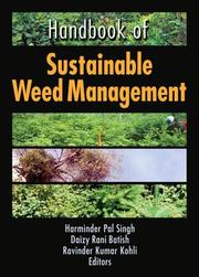 Handbook of sustainable weed management by Harminder Pal Singh