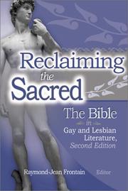 Reclaiming the Sacred by Raymond-Jean Frontain