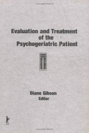Cover of: Evaluation and treatment of the psychogeriatric patient