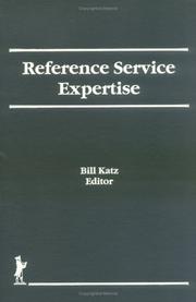 Cover of: Reference Service Expertise (Reference Librarian Series) (Reference Librarian Series)