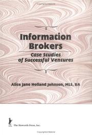 Information brokers by Alice Jane Holland Johnson