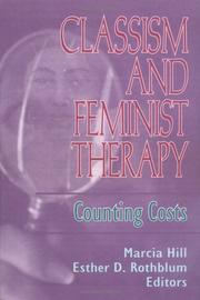 Cover of: Classism and Feminist Therapy: Counting Costs