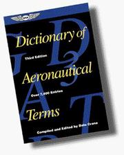 Cover of: Dictionary of aeronautical terms