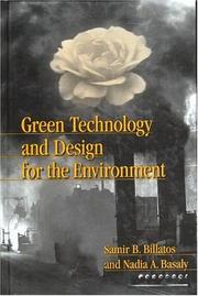 Green technology and design for the environment by Samir B. Billatos