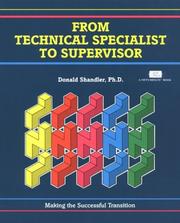 Cover of: From technical specialist to supervisor by Donald Shandler