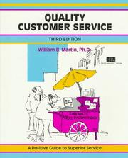 Cover of: Quality customer service