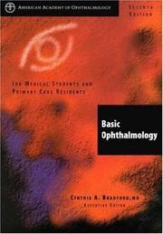 Cover of: Basic ophthalmology for medical students and primary care residents.