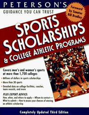 Cover of: Peterson's Sports Scholarships & College Athletic Programs (3rd ed)