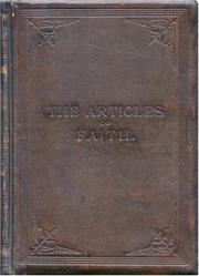 Cover of: Articles of Faith (1899 First Edition) by James Edward Talmage
