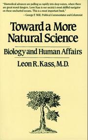 Cover of: Toward a More Natural Science