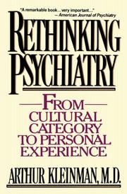 Rethinking Psychiatry by Arthur Kleinman