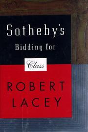 Cover of: Sotheby's: bidding for class
