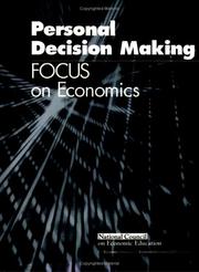 Cover of: Focus on Economics: Personal Decision Making (Focus on Economics)
