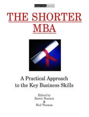 The shorter MBA by Neil Thomas, Barrie Pearson