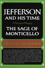 Cover of: The sage of Monticello by Dumas Malone