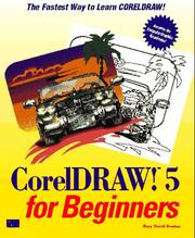 Cover of: CorelDRAW! 5 for beginners