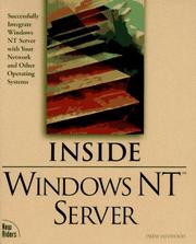 Inside Windows NT server by Drew Heywood