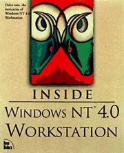Cover of: Inside Windows NT workstation 4