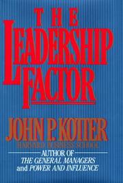 Cover of: The leadership factor