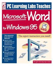 Cover of: PC Learning Labs teaches Word for Windows 95