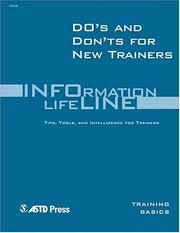 Cover of: Do's and Don'ts for New Trainers