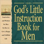 Cover of: God's little instruction book for men.
