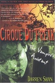 Cover of: The vampire's assistant by Darren Shan