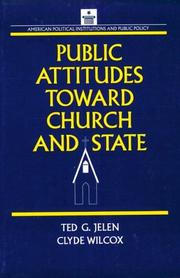 Cover of: Public attitudes toward church and state