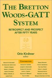 The Bretton Woods-GATT system : retrospect and prospect after fifty years