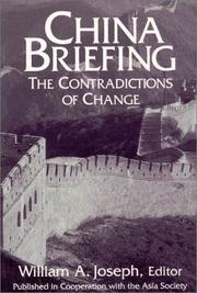 Cover of: China Briefing: The Contradictions of Change (China Briefing)