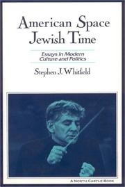 American space, Jewish time by Stephen J. Whitfield