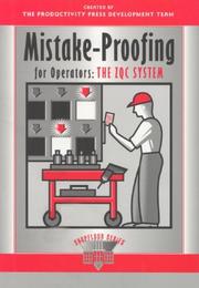 Cover of: Mistake-Proofing for Operators by Productivity Press Development Team