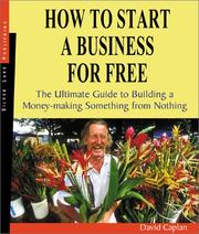 Cover of: How to Start a Business for Free