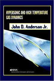 Cover of: Hypersonic and High Temperature Gas Dynamics