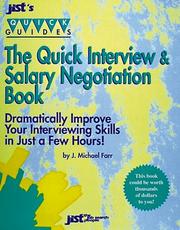 Cover of: The quick interview and salary negotiation book by J. Michael Farr