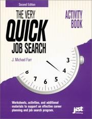 Cover of: Very Quick Job Search Activity Book